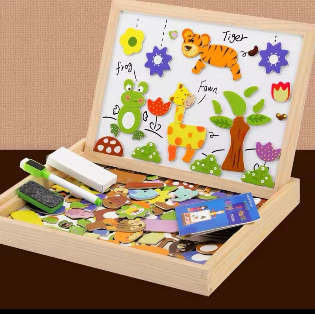 Miniatura 3 de Pizarra didáctico 2en1 Rompecabezas